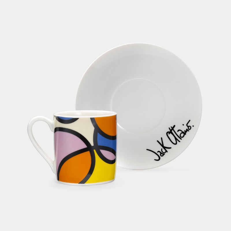 Set 6 tazze caffè con piattino