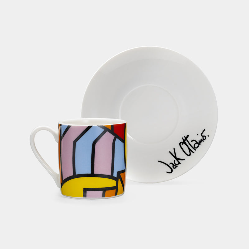 Set 6 tazze caffè con piattino
