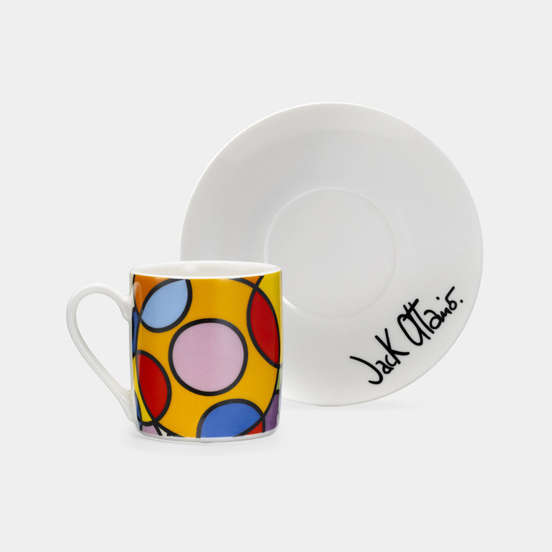 Set 6 tazze caffè con piattino