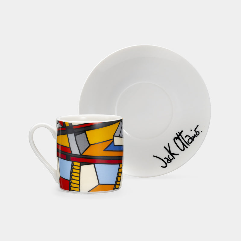 Set 6 tazze caffè con piattino