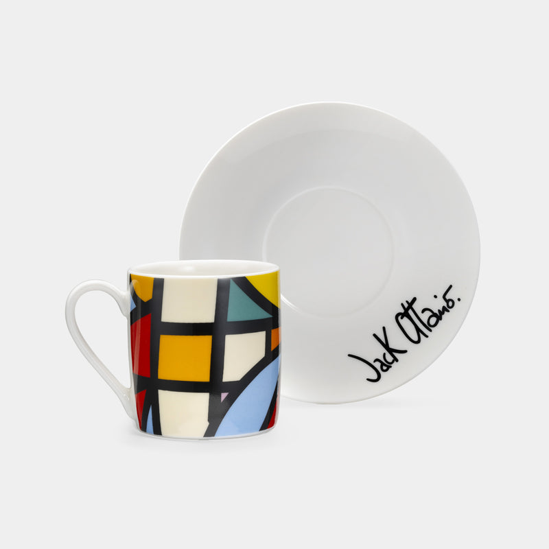 Set 6 tazze caffè con piattino