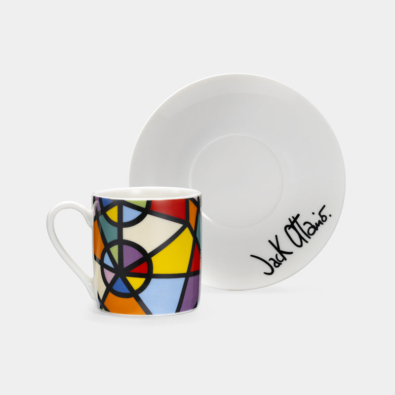 Set 6 tazze caffè con piattino